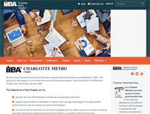 Tablet Screenshot of charlotte.iiba.org