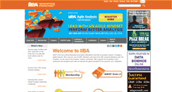 Desktop Screenshot of iiba.org