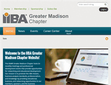 Tablet Screenshot of madison.iiba.org