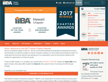 Tablet Screenshot of hawaii.iiba.org