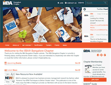 Tablet Screenshot of bangalore.iiba.org