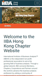 Mobile Screenshot of hongkong.iiba.org