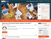 Tablet Screenshot of central-indiana.iiba.org