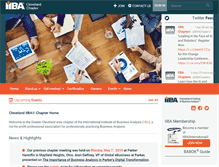 Tablet Screenshot of cleveland.iiba.org