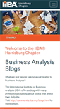 Mobile Screenshot of harrisburg.iiba.org