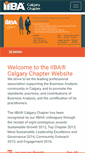 Mobile Screenshot of calgary.iiba.org