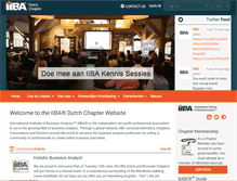 Tablet Screenshot of dutch.iiba.org